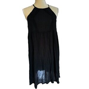 Mossimo Black Mini Sun Dress Gauzy Sz XS NWT